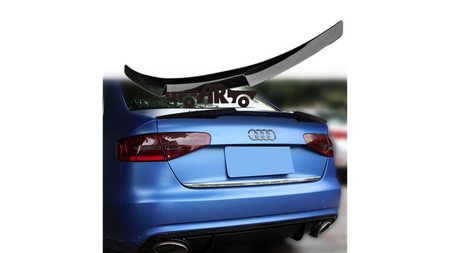 Spoiler Audi A4 B8 Facelift Lip Gloss Black