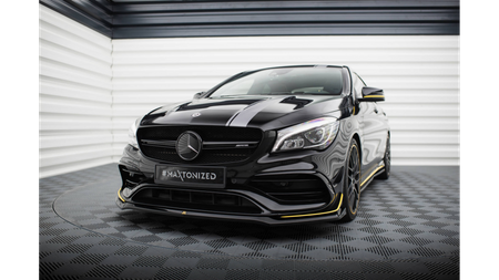 Splitter Mercedes-Benz CLA 45 Aero C117 Facelift Front v.3