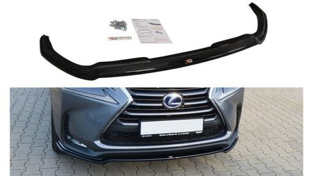 Splitter Lexus NX I Front v.1 Gloss Black