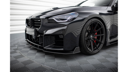 Splitter BMW 2 G87 M-Pack Front Pro Black-Red