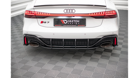 Diffuser Audi RS6 RS7 C8 Rear Street Pro Black