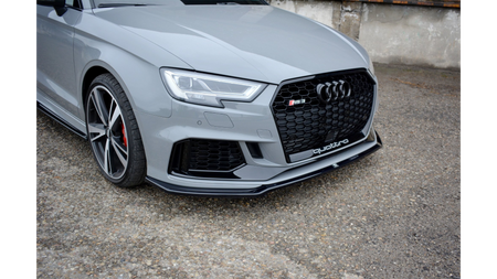 Splitter Audi RS3 8V Facelift przód v.2 Gloss Black