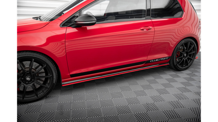 Dokładka Volkswagen Golf 7 GTI CLUBSPORT Progi Red