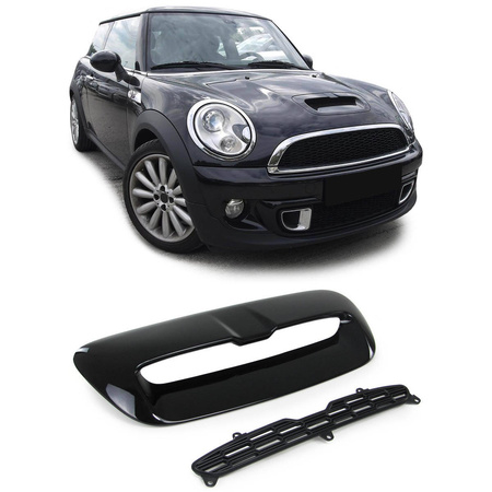 Vent MINI R56 R57 Hood Gloss Black