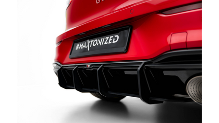 Diffuser Volkswagen Golf GTI Clubsport Mk8 Facelift Rear Street Pro v.1 Black