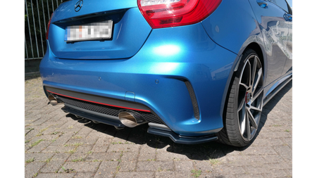 Splitter Mercedes-Benz A W176 AMG-LINE Rear Side Gloss Black