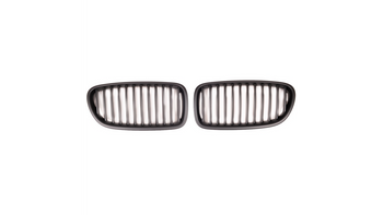 Grill BMW 5 F10 F11 pojedyncze żeberka Matt Black