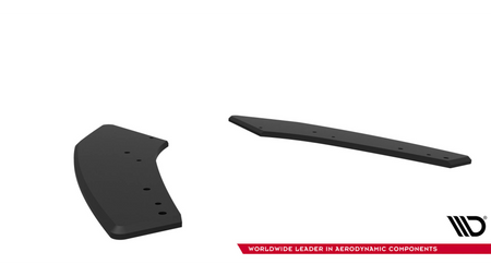 Splitter Audi S3 8Y Tył Boczne Street Pro Facelift Black-Red