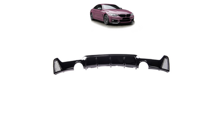 Dyfuzor BMW 4 F32 F33 F36 Tył Gloss Black