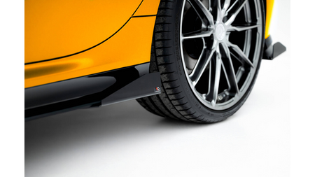 Side Skirts BMW 1 F70 M-Pack Street Pro Black + Gloss Flaps