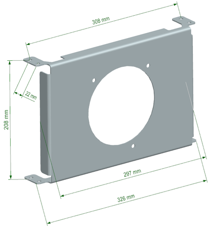 Cooling Plate TurboWorks Chłodnicy Oleju 25 rzędowej 5 calowy wentylator