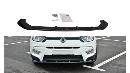 Splitter Ssangyong Tivoli Front v.1 Gloss Black