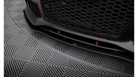 Splitter Audi A7 C7 Front Pro RS7 Look Black-Red