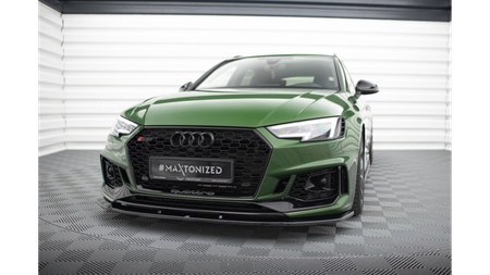 Splitter Audi RS4 B9 przód v.1 Gloss Black