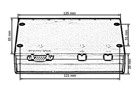 Touch switch panel VGA 1x15PIN 12 / 24V