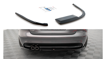 Splitter Jaguar XF R-Sport II Rear Side Gloss Black