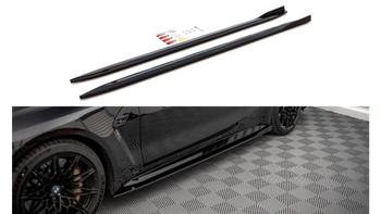 Diffuser BMW 4 G82 M-Pack Side Skirts v.1 Gloss Black