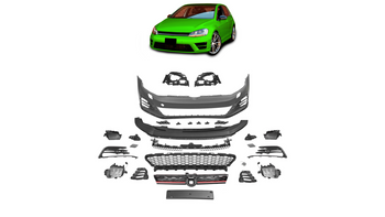 Bumper Volkswagen Golf 7 Front SRA Grill LED Fog light