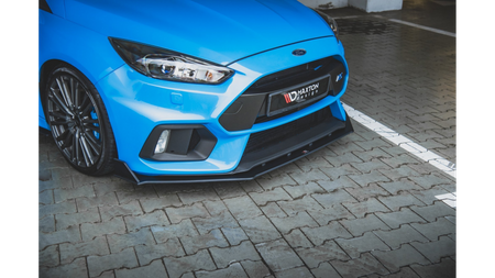 Splitter Ford Focus III RS Front Racing Durability v.2 Black-Red