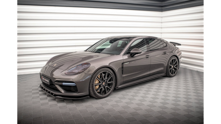 Dokładka Porsche Panamera Turbo S E-Hybrid Panamera E-Hybrid Progi Gloss Black