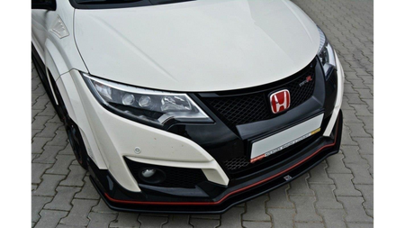 Splitter Honda Civic IX Type-R Front v.1 Gloss Black