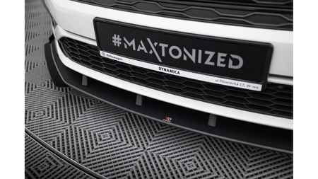 Splitter Volkswagen Jetta GLI Mk7 Front Street Pro Black + Gloss Flaps