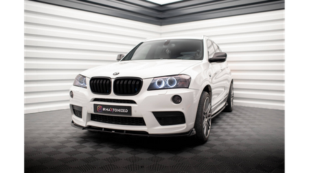 Splitter BMW X3 F25 M-Pack Front Gloss Black