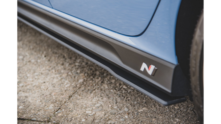 Diffuser Hyundai I30 III N Side Skirts Racing v.1 Red