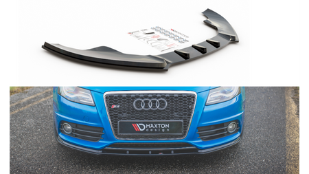 Splitter Audi A4 B8 S-Line Front v.1 Gloss Black