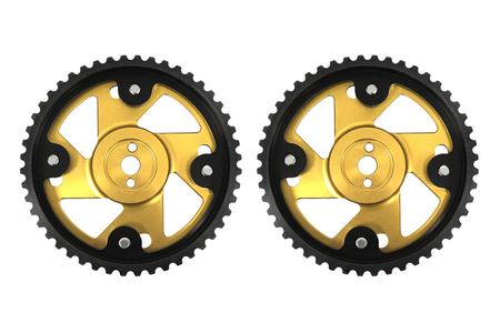 Brian Crower Adjustable Cam Gears - Gold Anodize (Mitsubishi 4G63/Evo Viii) - Pair BC8810