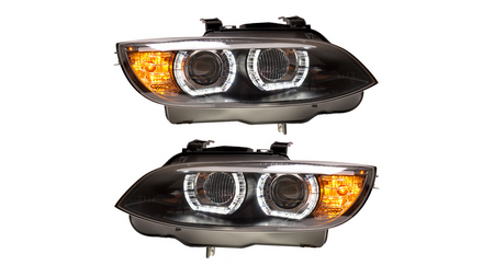 Lights BMW 3 E92 E93 Front Xenon Black DRL