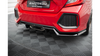 Splitter Honda Civic X Rear Central with Diffuser