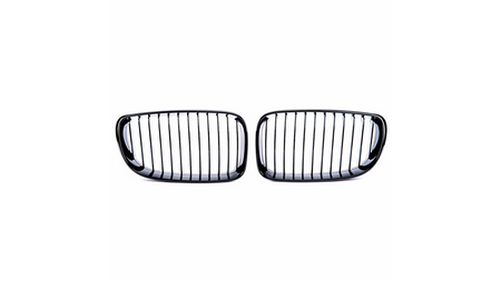 Grill BMW 1 E81 E82 E87 E88 Facelift Single Line Matt Black