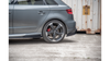 Splitter Audi RS3 8V Sportback Tył Boczne Racing Durability Black + Gloss Flaps