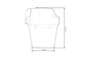 12V Battery Box Soft 260x180x200