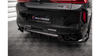 Splitter BMW X6 F86 M-Pack Tył Środkowy z Dyfuzorem Gloss Black