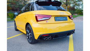 Splitter Audi S1 8X Tył Boczne Gloss Black