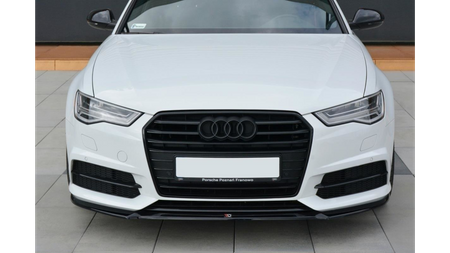 Splitter Audi A6 C7 S-Line Front v.1 Gloss Black