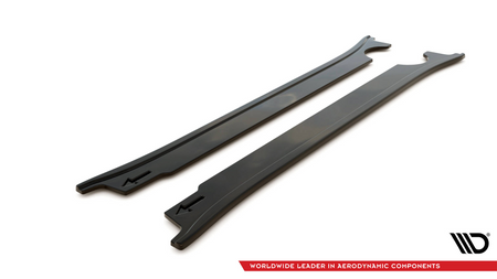 Side Skirts Diffusers Porsche 911 Carrera 4S 992 Gloss Black