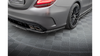Splitter Mercedes-Benz C W205 C63 Facelift Tył Środkowy z Dyfuzorem