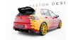 Dyfuzor Volkswagen Golf GTI Clubsport Mk8 Facelift Tył Street Pro v.1 Black