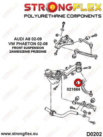 Front tie bar rear bush SPORT