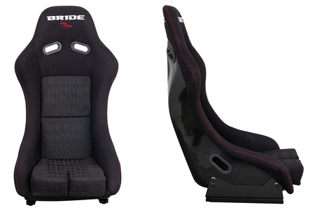 Racing seat GTR Bride Velvet Black