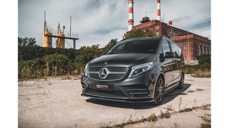 Splitter Mercedes-Benz V W447 Facelift przód v.3 Gloss Black