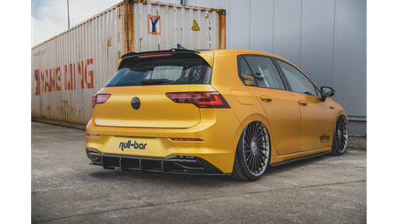 Diffuser Volkswagen Golf 8 Rear Racing Durability v.1 Black-Red