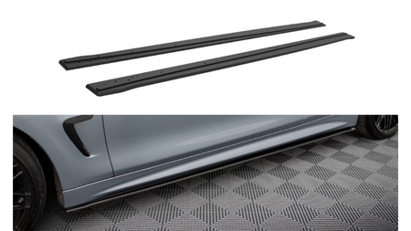 Diffuser BMW 4 F32 F36 F33 M-Pack Side Skirts Street Pro Black