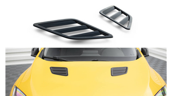 Bonnet Vents Uniwersalne Gloss Black