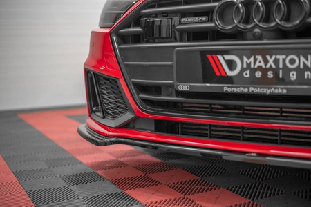 Splitter Audi A7 C8 S-Line Front v.1 Gloss Black