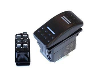 Switch (ON)-OFF-(ON) 7PIN White