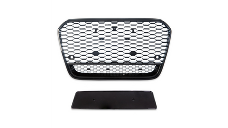 Grill Audi A6 C7 Gloss Black